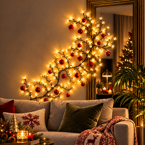 Glownelle™ Fairy Branch Lights – Warm Christmas Glow
